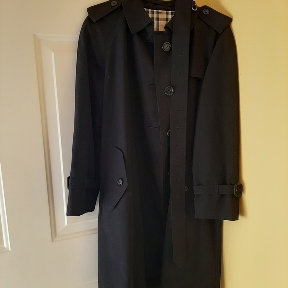 Burberry Women's Trenchcoat, Black, Size 12 US - Picture 1 of 6